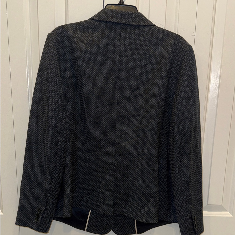 Black Patterned Blazer - image 5